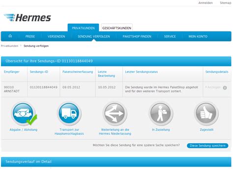 myHermes sendungsverfolgung